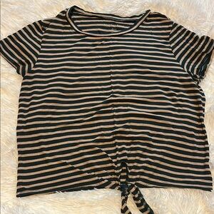 American Eagle Women’s Ribbed Striped Top